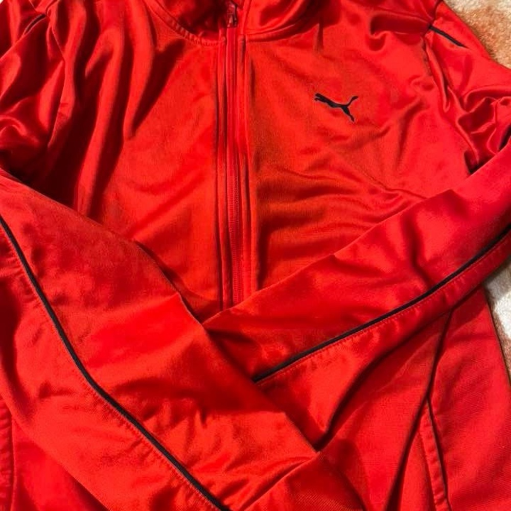 Puma Men's Vibrant Red Windbreaker